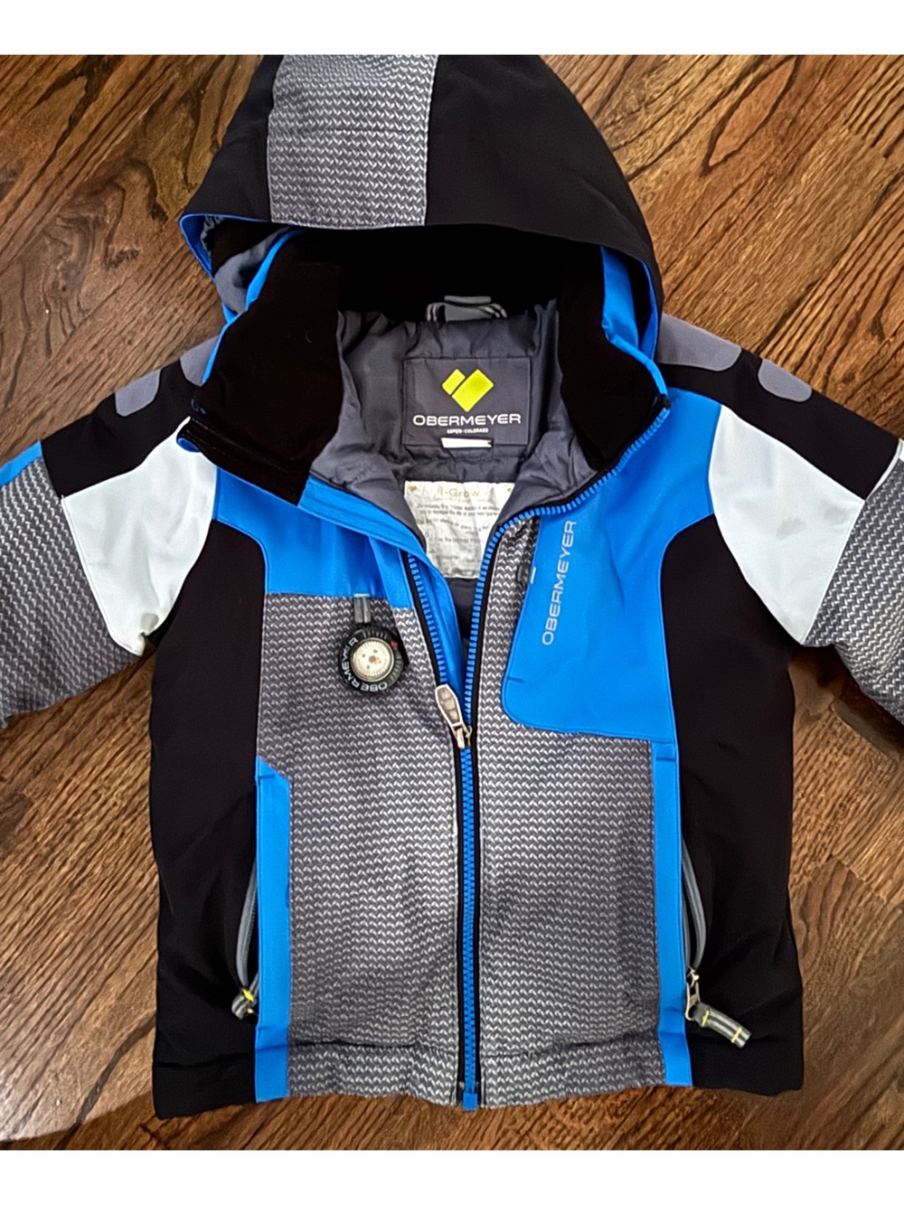 Obermeyer Kids Waterproof Insulated Ski Jacket with I-Grow Technology